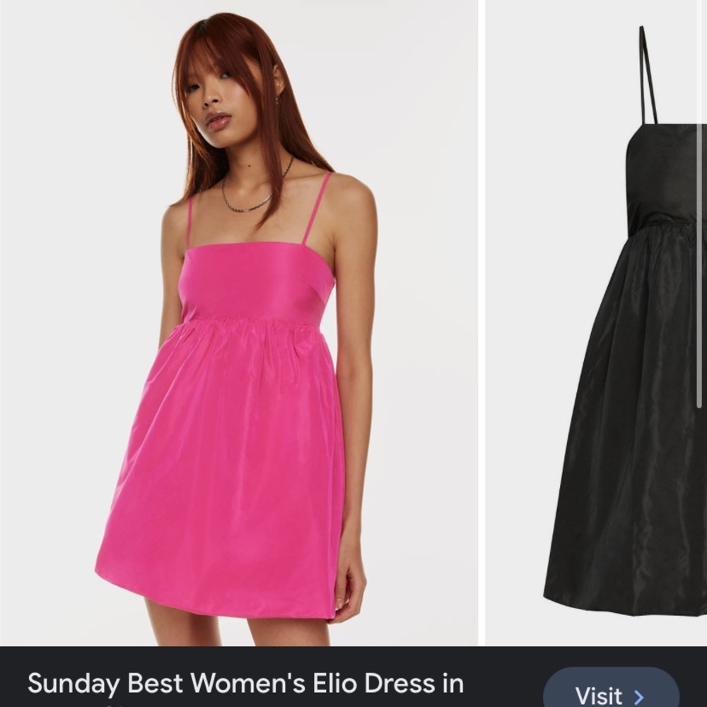 Aritzia Sunday Best Elio Babydoll Dress (XS)